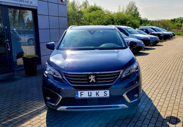 Peugeot 5008 cena 69999 przebieg: 134000, rok produkcji 2019 z Świętochłowice małe 631